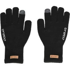 Brabo Wintergloves Swipe Black Whiteh Logo