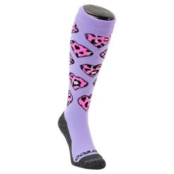 Brabo Socks Hearts – Purple Cheetah