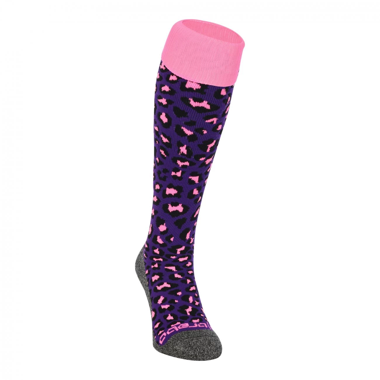 Brabo Socks Cheetah – Purple 3 Brabo Socks Cheetah – Purple