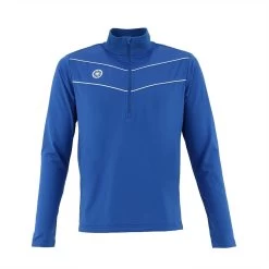The Indian Maharadja Baroda Men Chevron Half Zip Sweater IM – Cobalt