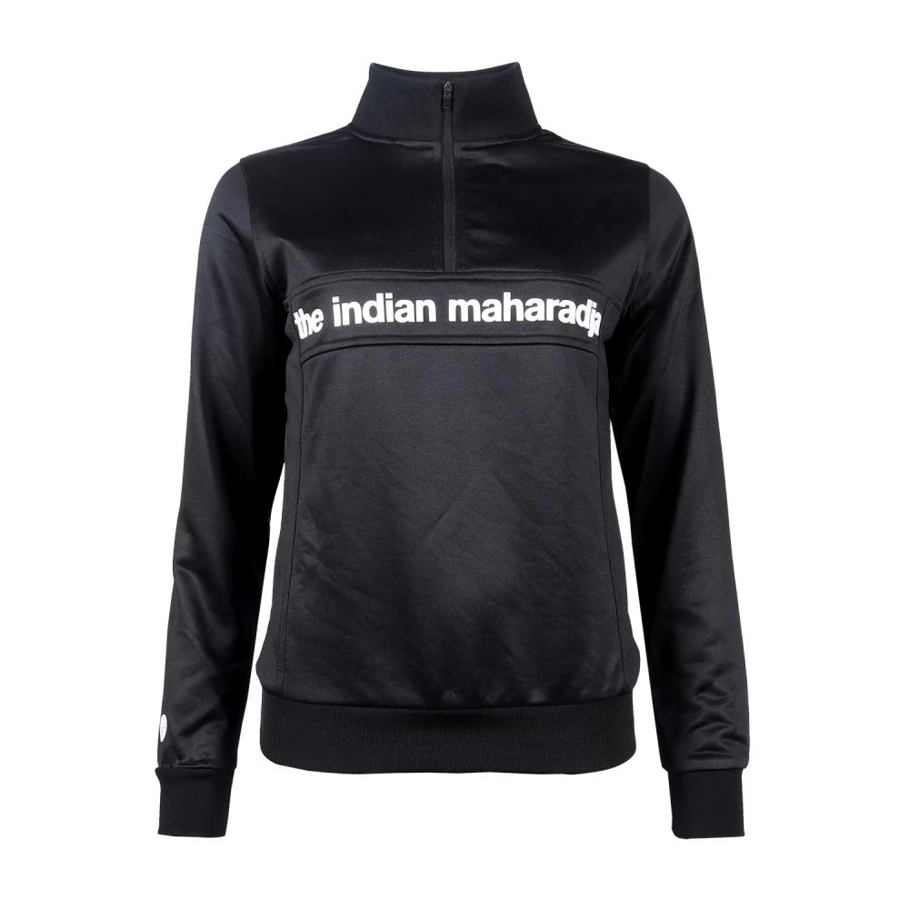 The Indian Maharadja Women Poly Terry Half Zip – Black 3 The Indian Maharadja Women Poly Terry Half Zip – Black